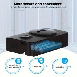 New smart visual doorbell, smart system control, 2.4G wireless wifi for home and commercial use, no need to drill holes for the app camera (no built-in battery, shipped without battery)