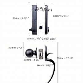 1set Smart Door Lock With Keypad And Handles, Fingerprint Keyless Entry, Electronic Deadbolt, Front Door Handle Set, Anti-Peep Touchscreen, Fits Home Doors