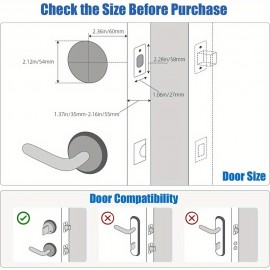 Electronic Smart Door Lock Fingerprint Card Password Key Home Security