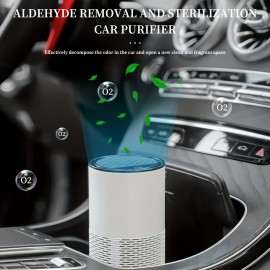 1pc, Anion Car Aromatherapy, Car Air Purifier, USB Car Home Desktop Deodorant Deformaldehyde Purification Air, Home Supplies, Car Decor