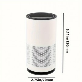 1pc, Anion Car Aromatherapy, Car Air Purifier, USB Car Home Desktop Deodorant Deformaldehyde Purification Air, Home Supplies, Car Decor