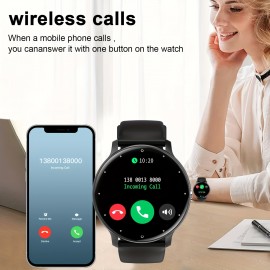 Smart Watch, Wireless Calling/dialing, Multiple Sports Modes, Incoming Call Reminder And Rejection, SMS Reminder, Information Reminder Viewing, Multiple APP Reminders, Sports Watch, Custom Wallpaper, Fitness Monitoring, Compatible With IPhone/Android