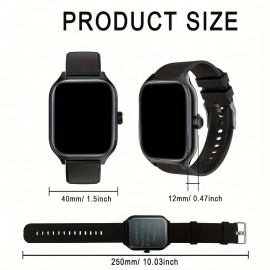 Smart Watch, Wireless Calling/dial, SMS Reminder, Information Reminder, Various APP Reminders, Suitable For Men And Women, Sports Watches, Change Wallpaper, Fitness Monitoring, For IPhone/Andriod