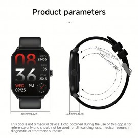 Smart Bracelet Watches For Men Android Phones, Samsung, BT5.0, Texting And Calling, Whatsapp, Women Ios Phones, Music, Outdoor Health Sports Watch, Pedometer, Calorie Activity Tracking, Alarm Clock, Calculator, Sleep, Unleash Your Run, For Couples.