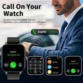 Fashion Smart Watch, Wireless Call Reminder For Men And Women, Multi-functional Sports And Fitness Watch, Can Listen To Music Sports Watch