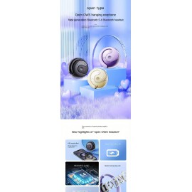 Portable Wireless Headset Does Not Enter The Ear Hook Over-the-ear High-power Ultra-long Battery Life Earphone, Suitable For Any Mobile Phone, Wireless Connection