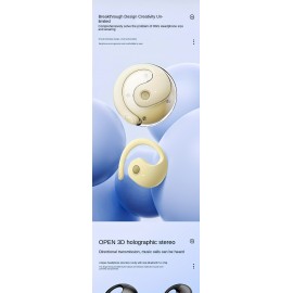 Portable Wireless Headset Does Not Enter The Ear Hook Over-the-ear High-power Ultra-long Battery Life Earphone, Suitable For Any Mobile Phone, Wireless Connection