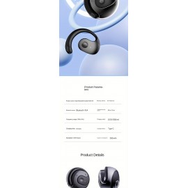 Portable Wireless Headset Does Not Enter The Ear Hook Over-the-ear High-power Ultra-long Battery Life Earphone, Suitable For Any Mobile Phone, Wireless Connection