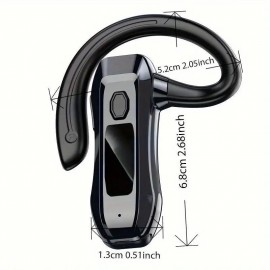 Single-ear Wireless Headphones Business Driving Headphones Noise Reduction Headphones Sports Earhook Headphones Long Battery Life