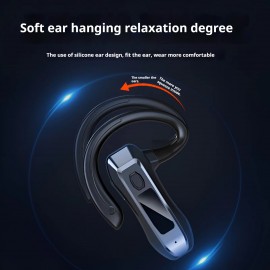 Single-ear Wireless Headphones Business Driving Headphones Noise Reduction Headphones Sports Earhook Headphones Long Battery Life