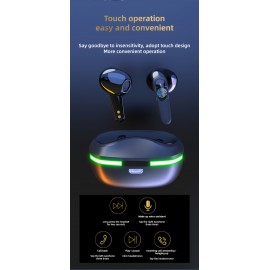 The New Wireless Earphones Headphones with LED Display Touch In-Ear TWS Wireless Earbuds Sports Music Game Headset For lOS/Android