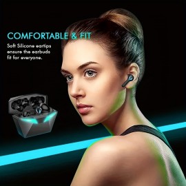 New True Wireless Headphones High Sound Quality Dual Headphones Long Battery Life Unisex Sports Games