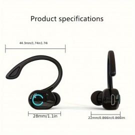 Triple-Display Smart Wireless Earbuds - HD Audio, Sweatproof, Mirror Design - Immersive Gaming & Sports Experience with Built-in Phone Charger