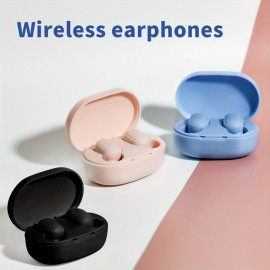 Small True Wireless Earphones, Sports Wireless Earphones, Earbuds With Charging Case And Noise Cancelling Microphone