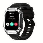 Smart Fitness Watch - Effortless Wireless Calls, Smart Call Management, Multi-App Alerts, Unisex Style, Customizable Wallpaper, Detailed Fitness Tracking - Compatible with iPhone/Android