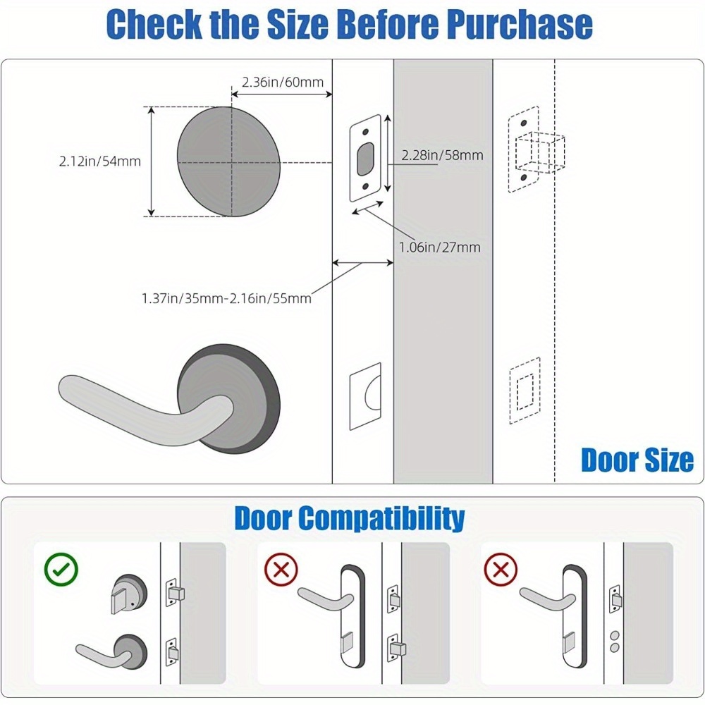 electronic smart door lock fingerprint card password   security details 5