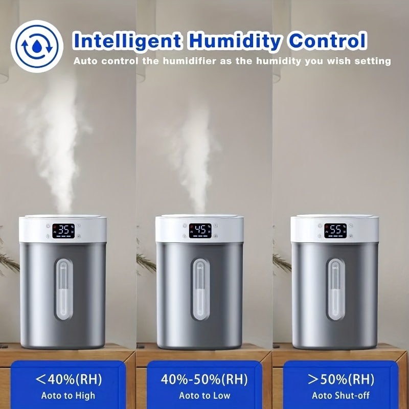 1 bedroom large room household humidifier 4l cold mist top water humidifier baby and plant silent air humidifier long battery life automatic shutdown details 5