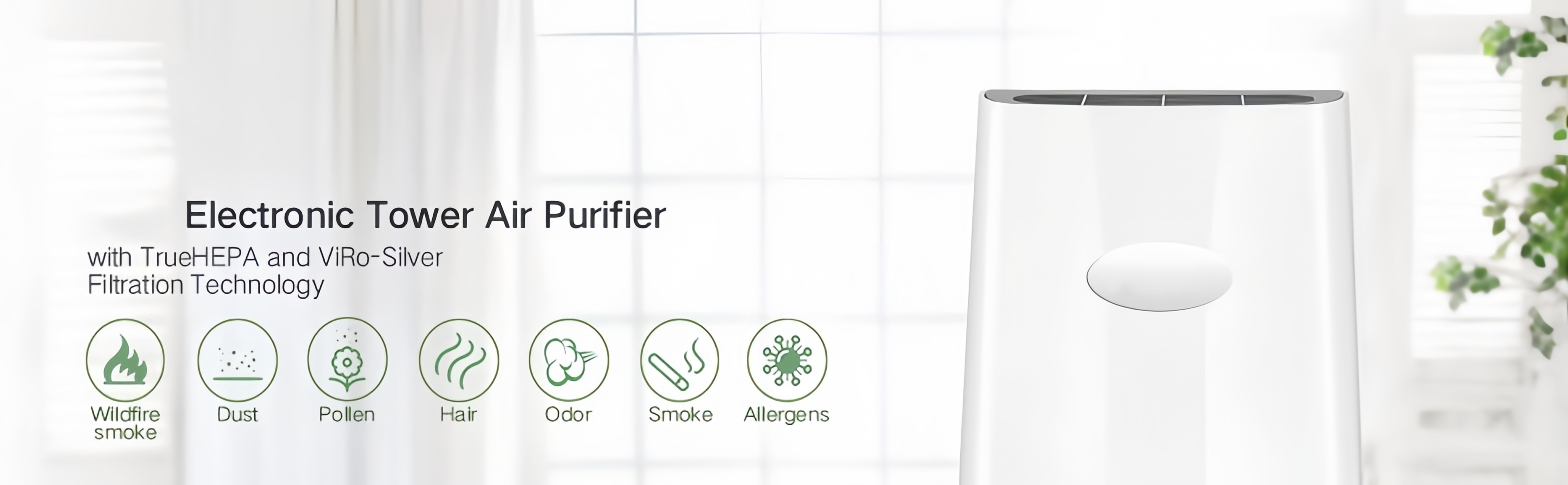 ir purifier with hepa filter   reduces viruses mold dust smoke pollen and odors by 99 for   hotels large rooms offices and more details 6