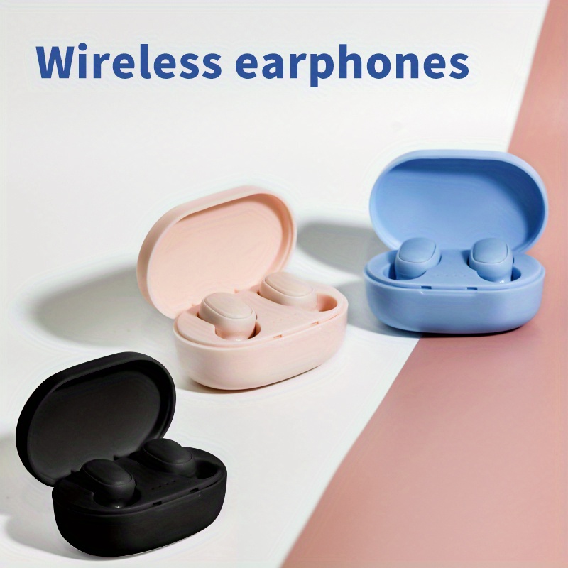 small true wireless earphones sports wireless earphones earbuds with charging case and noise cancelling microphone details 2